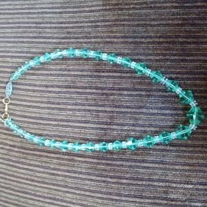 Green gem necklace
